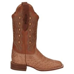 Justin Boots Women's AQHA Magnolia Smooth Quill Ostrich Cowgirl Boot -Ariat shop L8721 4