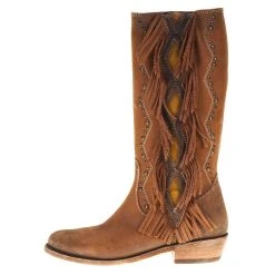 Liberty Black Women`s Brown Fringe Tall Boot -Ariat shop LB 711387 2