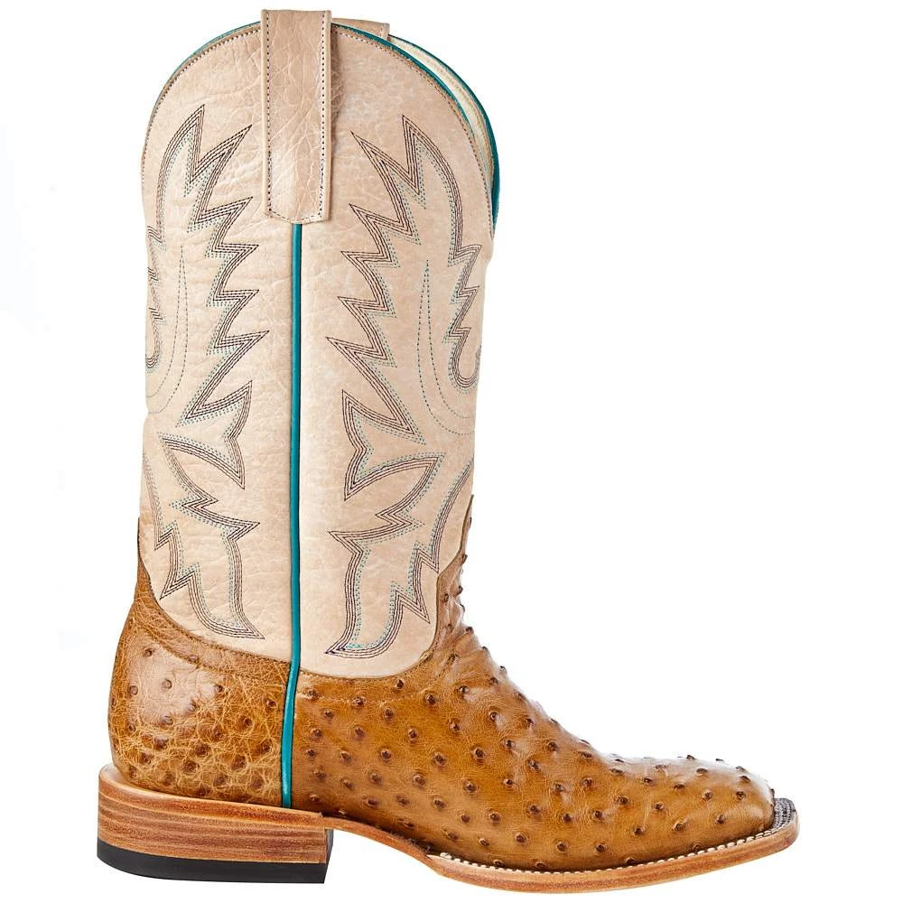 Macie Bean Women's Top Hand Antique Saddle Full Quill Ostrich Cowgirl Boot 7 Macie Bean Women's Top Hand Antique Saddle Full Quill Ostrich Cowgirl Boot - Image 5