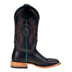 Macie Bean Womens MB TH Black Smooth Ostrich 13 Top Boot -Ariat shop M2010 9743