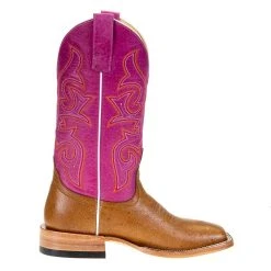 Macie Bean Womens MB TH Antique Saddle Smooth Ostrich 13 Top Boot -Ariat shop M2011 9750