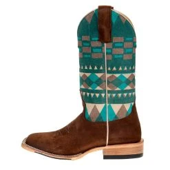 Macie Bean Womens MB TH Latte Bacon Rough Out 11` Top Boot -Ariat shop M2020 2