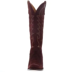 Macie Bean Women's 15in. Top Red Cabernet Cowgirl Boot -Ariat shop M5228 02