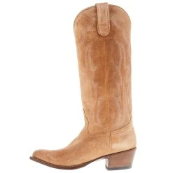 Macie Bean Women's Mind Your Own Biscuits Tobacco Suede Cowgirl Boot -Ariat shop M5229 03