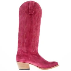 Macie Bean Women's If Karlee Were A Cowgirl 15 In Hot Pink Suede Top Cowgirl Boot -Ariat shop M5231 05