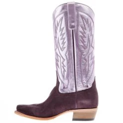 Macie Bean Women's Cosmic Cowgirl 13 In Pink Metallic Top Cowgirl Boot -Ariat shop M7512 03