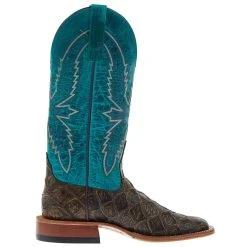 Macie Bean Boots Ladies Co File Fofish Turquoise Sensation Top Boots -Ariat shop M9120 05