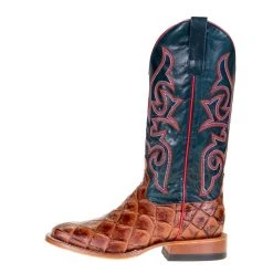 Macie Bean Boots Women`s Cognac Filet Of Fish 13` Navy Explosion Top -Ariat shop M9156 2