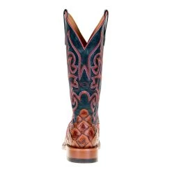 Macie Bean Boots Women`s Cognac Filet Of Fish 13` Navy Explosion Top -Ariat shop M9156 3