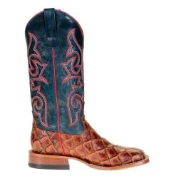 Macie Bean Boots Women`s Cognac Filet Of Fish 13` Navy Explosion Top -Ariat shop M9156 4