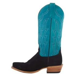 Macie Bean Women`s MB TH Black Suede 13in. Turquoise Sinsation Boot -Ariat shop M9508 3
