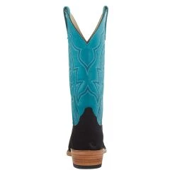 Macie Bean Women`s MB TH Black Suede 13in. Turquoise Sinsation Boot -Ariat shop M9508 4