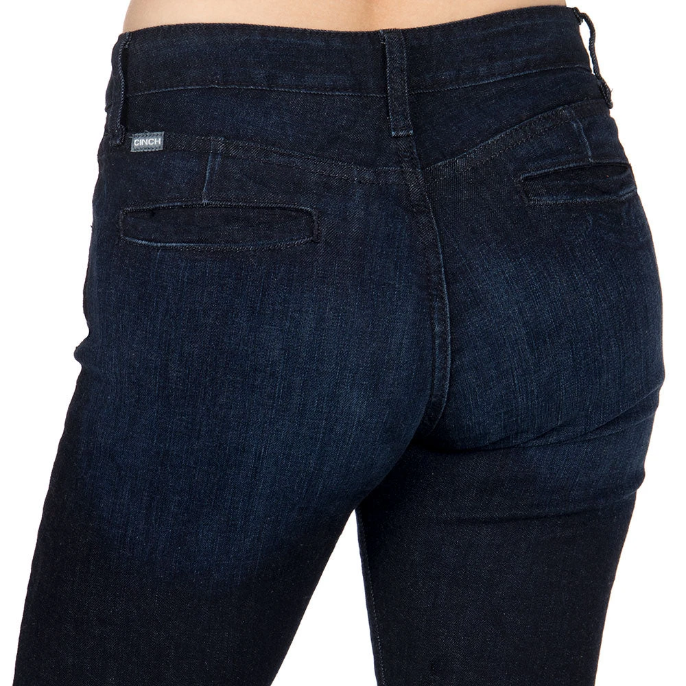 Cinch Women's Lynden Dark Wash Trouser Jean 6 Cinch Women's Lynden Dark Wash Trouser Jean - Image 4