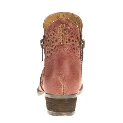 Circle G Women's Circle G Red Cut Out Shortie 7in. Top -Ariat shop Q0003 4