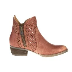 Circle G Women's Circle G Red Cut Out Shortie 7in. Top -Ariat shop Q0003 5