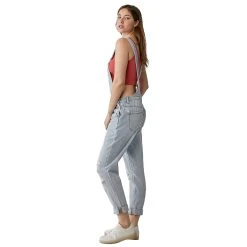 Risen Jeans Women's Distressed Relaxed Fit Overalls -Ariat shop RDP1091 N 02