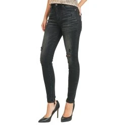 Risen Jeans Women's HIgh Rise Vintage Black Skinny Jeans -Ariat shop RDP1293 2