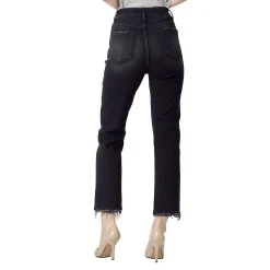 Risen Jeans Women's High Rise Black Crop Jeans -Ariat shop RDP5250 BLK 02