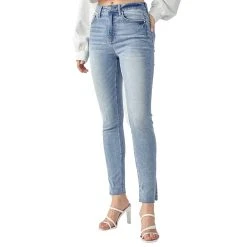 Risen Jeans Women's High Rise Skinny With Slit Hem Jean -Ariat shop RDW219 2