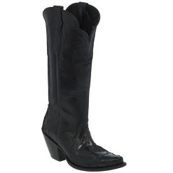 Reba By Justin Chelsea Blk Full Quill Cowhide Snip -Ariat shop RML352 3