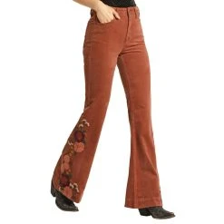 Rock & Roll Denim Corduroy Embroidered Trouser -Ariat shop RRWD5HR0J9 21