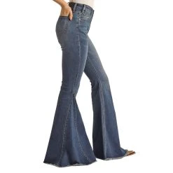 Rock & Roll Denim Women's High Rise Bell Bottoms -Ariat shop RRWD7HRZQK 3