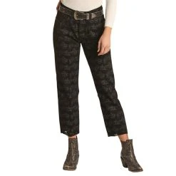 Rock & Roll Denim Women's Desert Print Cropped Jeans -Ariat shop RRWD9HR0FB 2