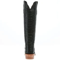 R. WATSON BOOTS R Watson Boots Women's Dark Green Python 17 In Top Cowgirl Boot -Ariat shop RWL7215 1 04