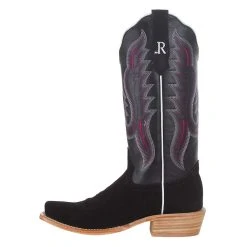 R. WATSON BOOTS R Watson Boots R Womens Black Roughout 13in Black Boot -Ariat shop RWL8400 1 3