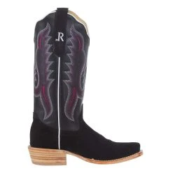 R. WATSON BOOTS R Watson Boots R Womens Black Roughout 13in Black Boot -Ariat shop RWL8400 1 5
