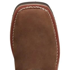 Justin Boots Women's Cottonwood Hickory Brown Square Toe 17in Tall Snake Boot -Ariat shop SN6914 04