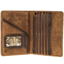 STS Ranch Wear Women's Brown Magnetic Wallet -Ariat shop STS34050 5