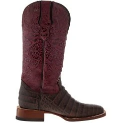 Tanner Mark Boots Women`s Brown Caiman Belly Print 13in. Boot -Ariat shop TM207104 05