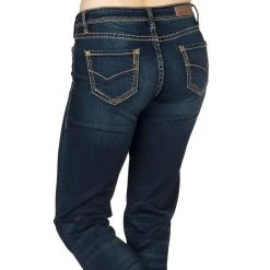 Rock & Roll Denim Rock & Roll Cowgirl Riding Extra Stretch Dark Wash Jeans -Ariat shop W7 4166 3