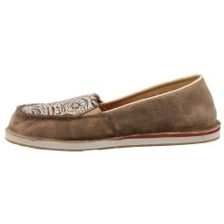Twisted X Women's Bomber And Light Taupe Slip On Loafer Casual -Ariat shop WCL0019 03