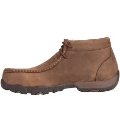 Twisted X Women's Distressed Saddle Steel Toe Driving Mocs 10 Twisted X Women's Distressed Saddle Steel Toe Driving Mocs -Ariat shop WDMST01 3