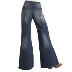 Rock & Roll Denim Women's High Rise Palazzo Flare -Ariat shop WHF3529 1