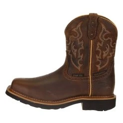 Justin Boot Company Ladies Jalena Maple Tan 8in. Maple Tan Top Water Proof Comp Toe Work Boot -Ariat shop WKL9978 3