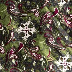 Wyoming Traders Ladies Paisley Watermelon/Green Fuchsia Wild Rag -Ariat shop WT PWM 3