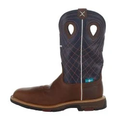 Twisted X Womens Brown 11in Navy Alloy Toe Work Boot 9 Twisted X Womens Brown 11in Navy Alloy Toe Work Boot -Ariat shop WXBAW01 3