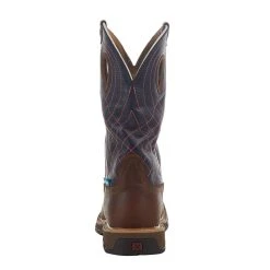Twisted X Womens Brown 11in Navy Alloy Toe Work Boot 10 Twisted X Womens Brown 11in Navy Alloy Toe Work Boot -Ariat shop WXBAW01 4