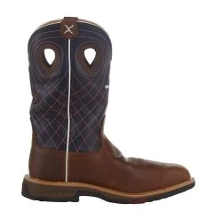 Twisted X Womens Brown 11in Navy Alloy Toe Work Boot 11 Twisted X Womens Brown 11in Navy Alloy Toe Work Boot -Ariat shop WXBAW01 5