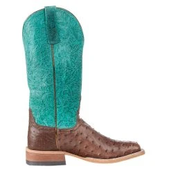 Anderson Bean Women`s Kango Tobac Full Quill Ostrich Boot -Ariat shop X5002 5