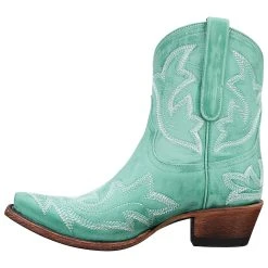 Lane Boots Women's Saratoga Taos Turquoise Snip Toe Bootie 12 Lane Boots Women's Saratoga Taos Turquoise Snip Toe Bootie -Ariat shop lb0410g 05