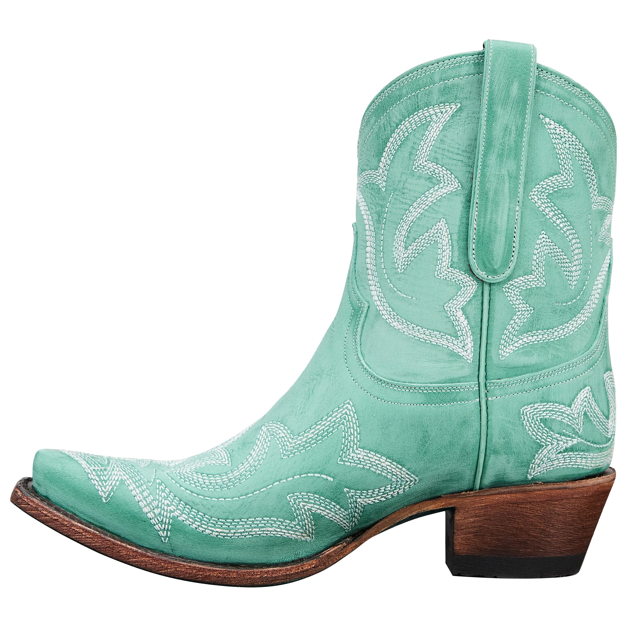 Lane Boots Women's Saratoga Taos Turquoise Snip Toe Bootie 7 Lane Boots Women's Saratoga Taos Turquoise Snip Toe Bootie - Image 5