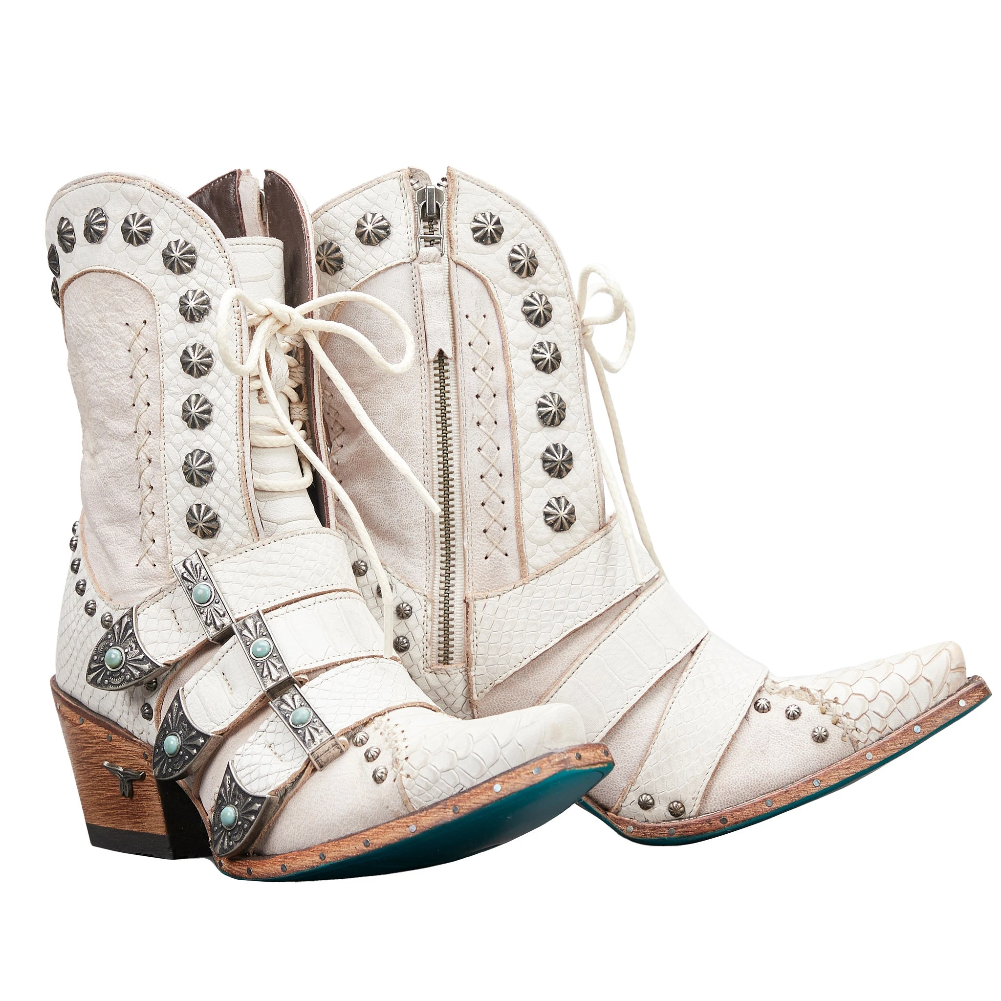 Lane Boots Women's Showdown Ceramic Crackle Snip Toe Bootie 4 Lane Boots Women's Showdown Ceramic Crackle Snip Toe Bootie - Image 2